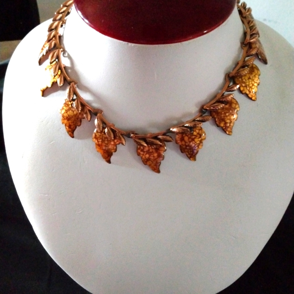 Vintage Renoir copper Necklace